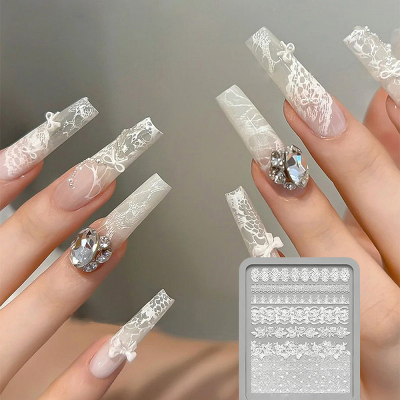 1pc 레이스 3D 실리콘 네일 몰드 실리콘 장미꽃 조 - Resin Art Rose 리뷰 및 가격