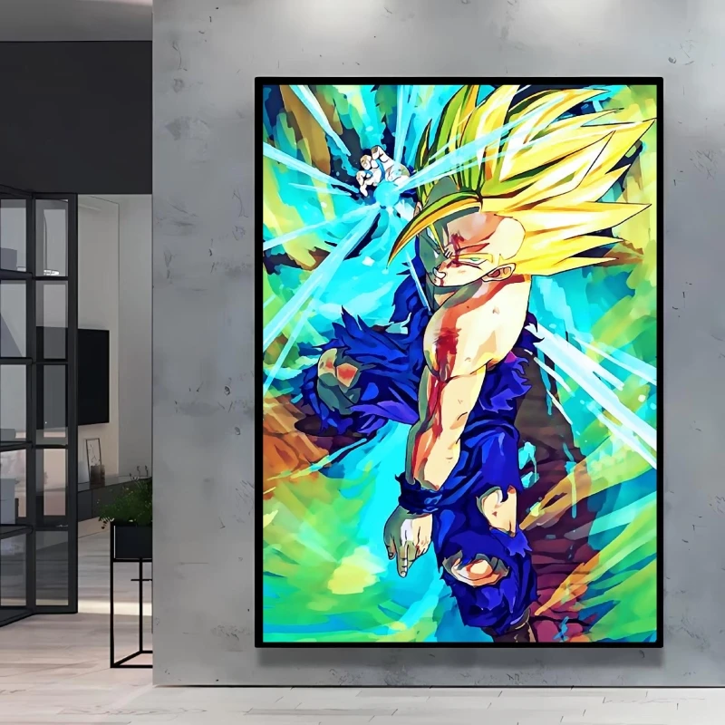 드래곤볼 고한 애니메이션 5D 풀 라운드 드릴 다이아몬 - Resin Art Wallpaper 리뷰 및 가격