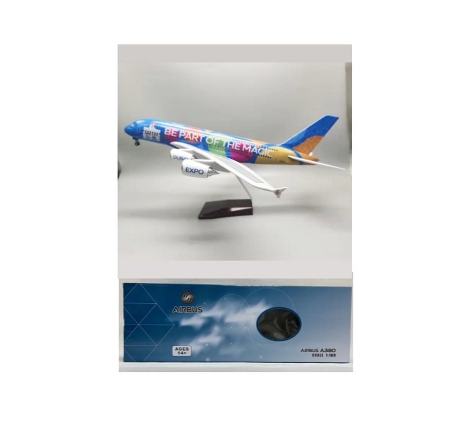 1:160 스케일 46cm 비행기 모델 380 UAE  - Resin Art Alphabet 리뷰 및 가격
