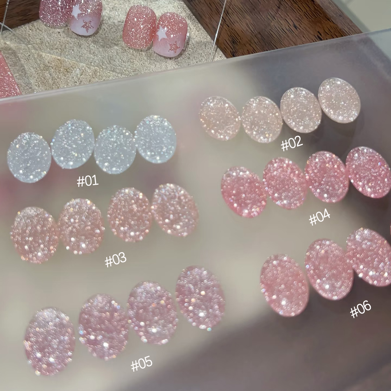 1-6개 TC 2025 뉴 핑크 네이키드 로즈 크러쉬드 - Resin Art Rose 리뷰 및 가격