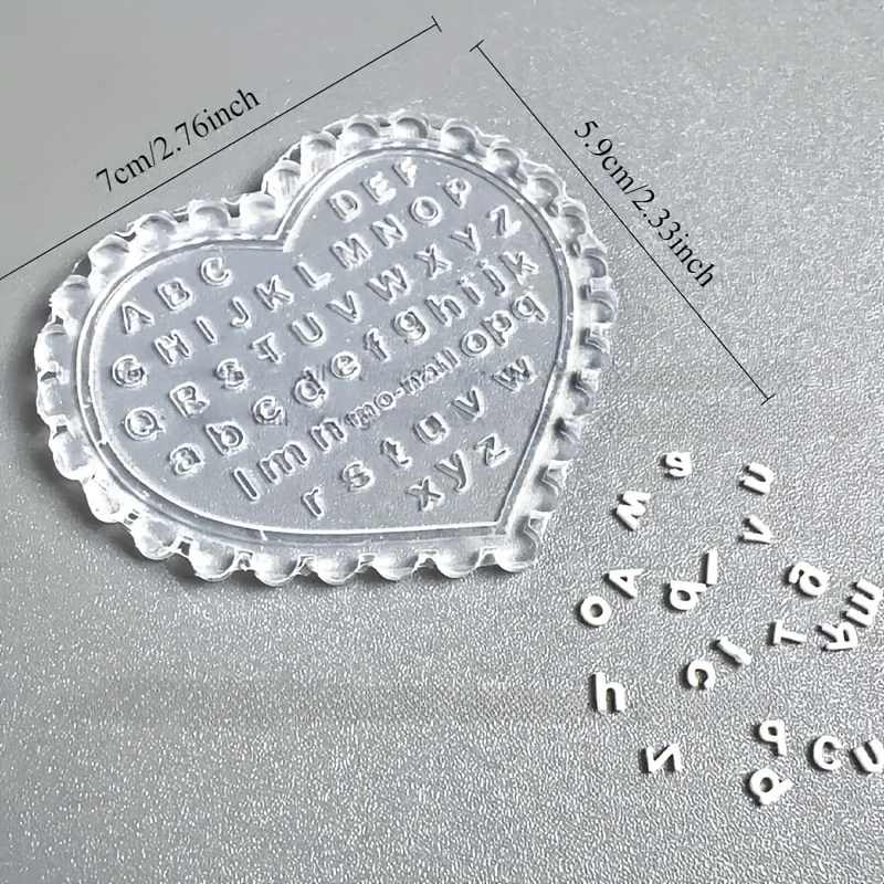 1개 셀프 제작 네일 아트 레터 몰드, 대문자 및 소문 - Resin Art Alphabet 리뷰 및 가격