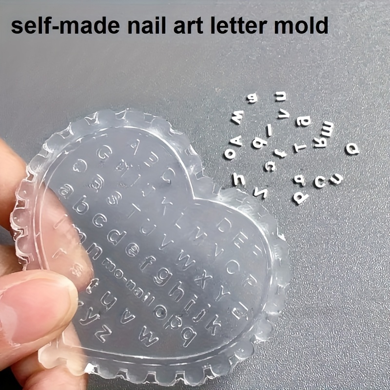1개 셀프 제작 네일 아트 레터 몰드, 대문자 및 소문 - Resin Art Alphabet 리뷰 및 가격