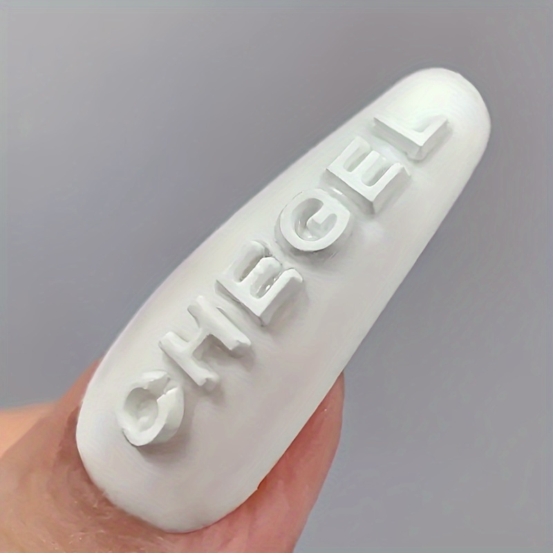 1개 셀프 제작 네일 아트 레터 몰드, 대문자 및 소문 - Resin Art Alphabet 리뷰 및 가격