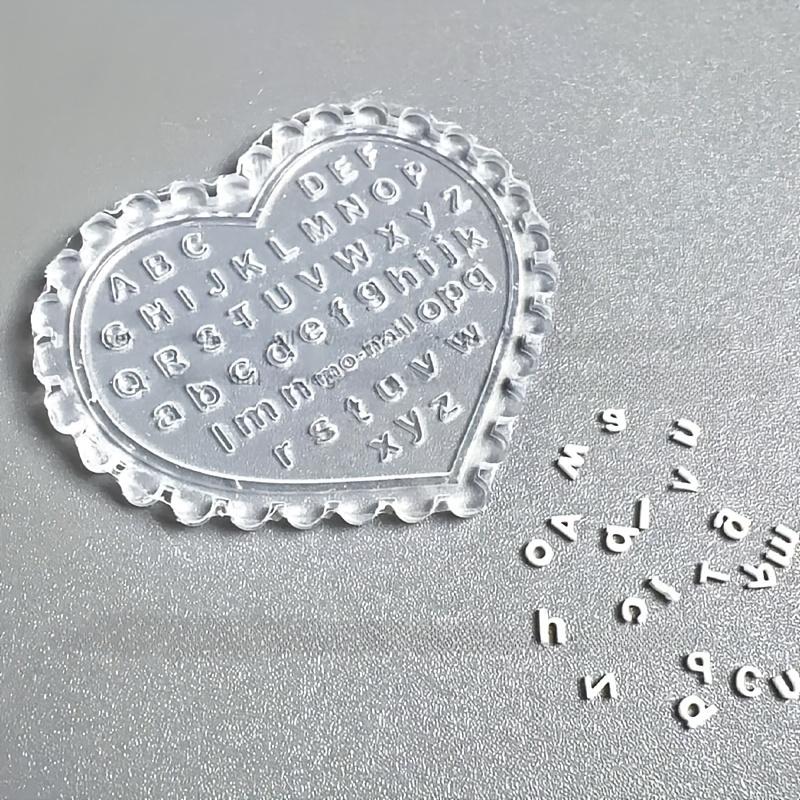 1개 셀프 제작 네일 아트 레터 몰드, 대문자 및 소문 - Resin Art Alphabet 리뷰 및 가격