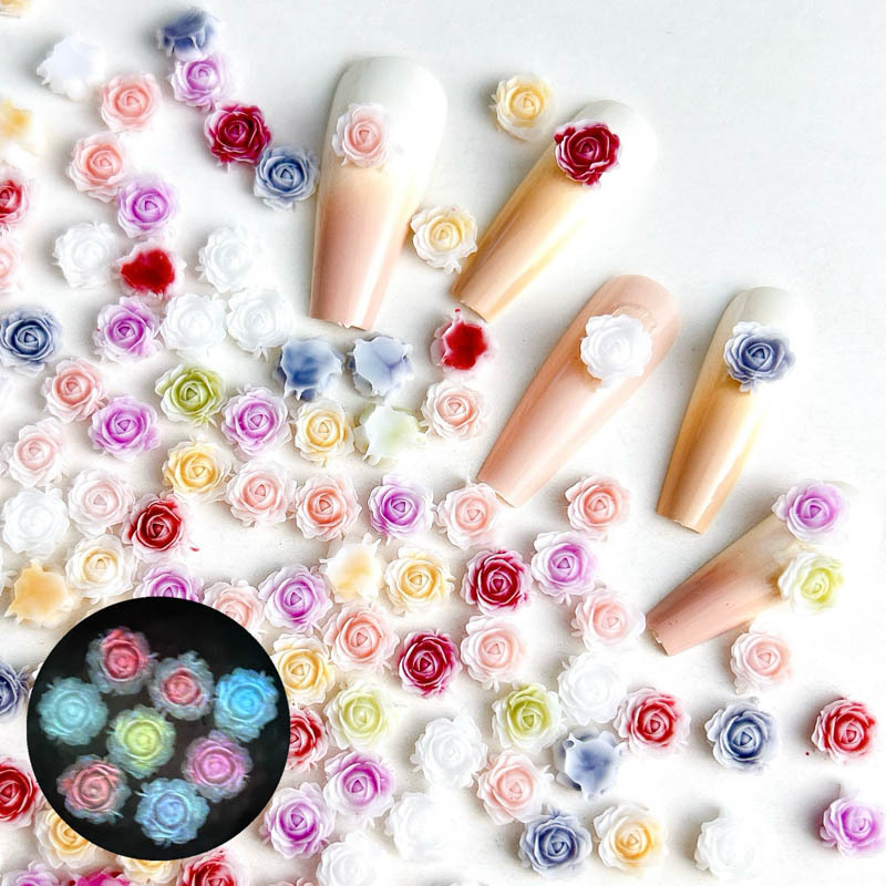 30PCS 8MM 3D 아크릴 장미 꽃 네일 아트 매력 - Resin Art Rose 리뷰 및 가격