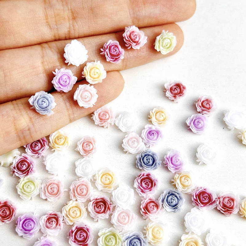 30PCS 8MM 3D 아크릴 장미 꽃 네일 아트 매력 - Resin Art Rose 리뷰 및 가격