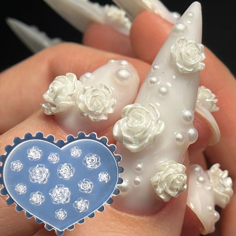 3D 꽃 네일 몰드 실리콘 네일 도구 장미 카멜리아 꽃 - Resin Art Rose 리뷰 및 가격
